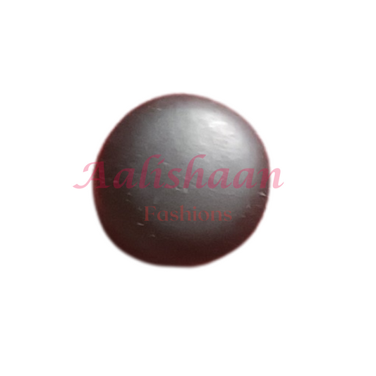 Matte Hijab Magnets (Circle) - Black