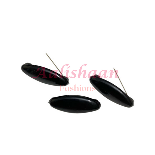 Black 3 Pieces - Safety Pin - Aalishaan Fashions