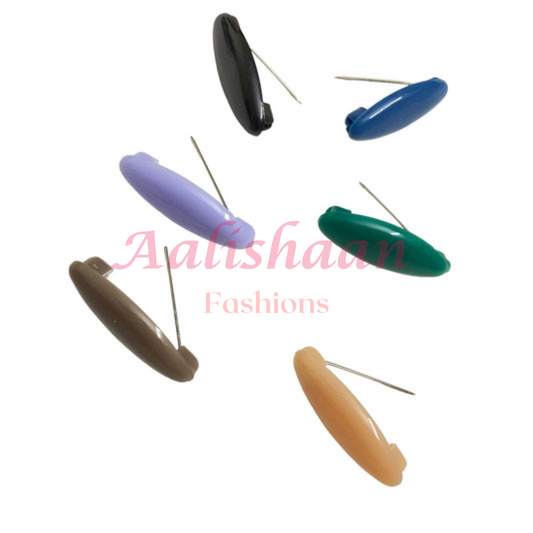 Multi 6 Pieces - Safety Pin - Aalishaan Fashions