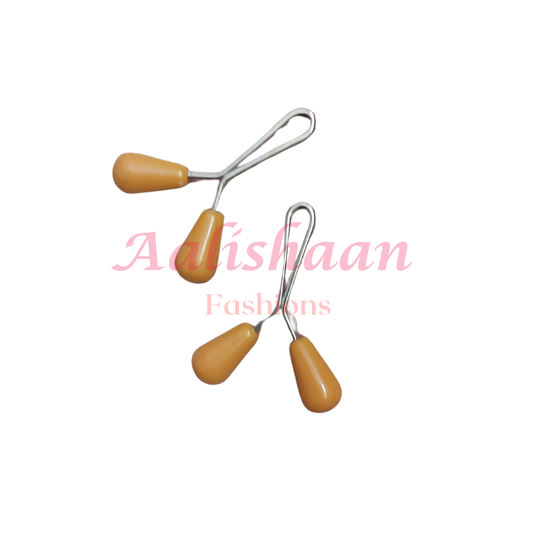 Coffee - Turkish Grip Pins - Aalishaan Fashions