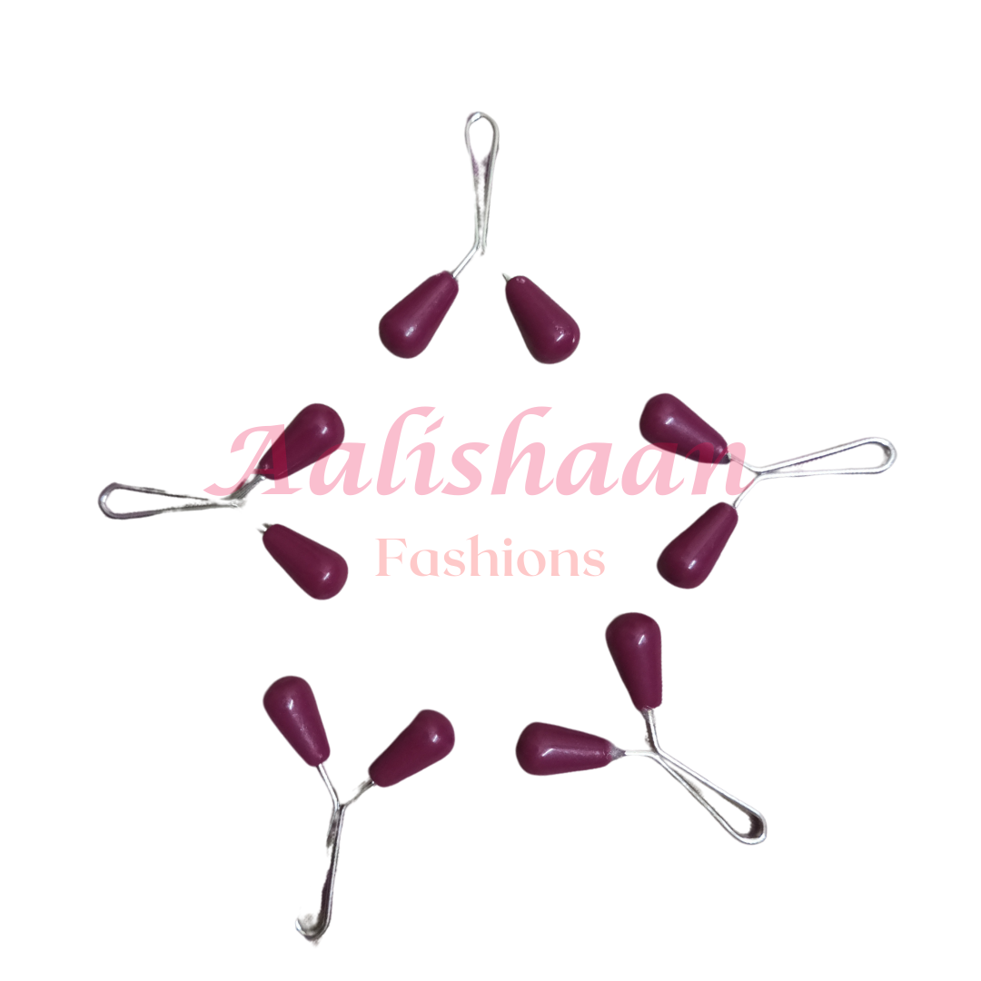 Deep Purple - Turkish Grip Pins - Aalishaan Fashions