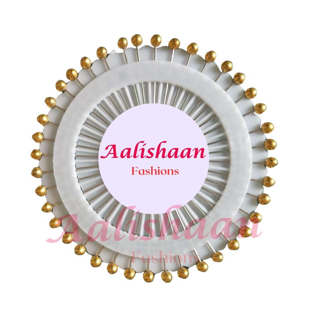 Golden - Pins Wheel - Aalishaan Fashions