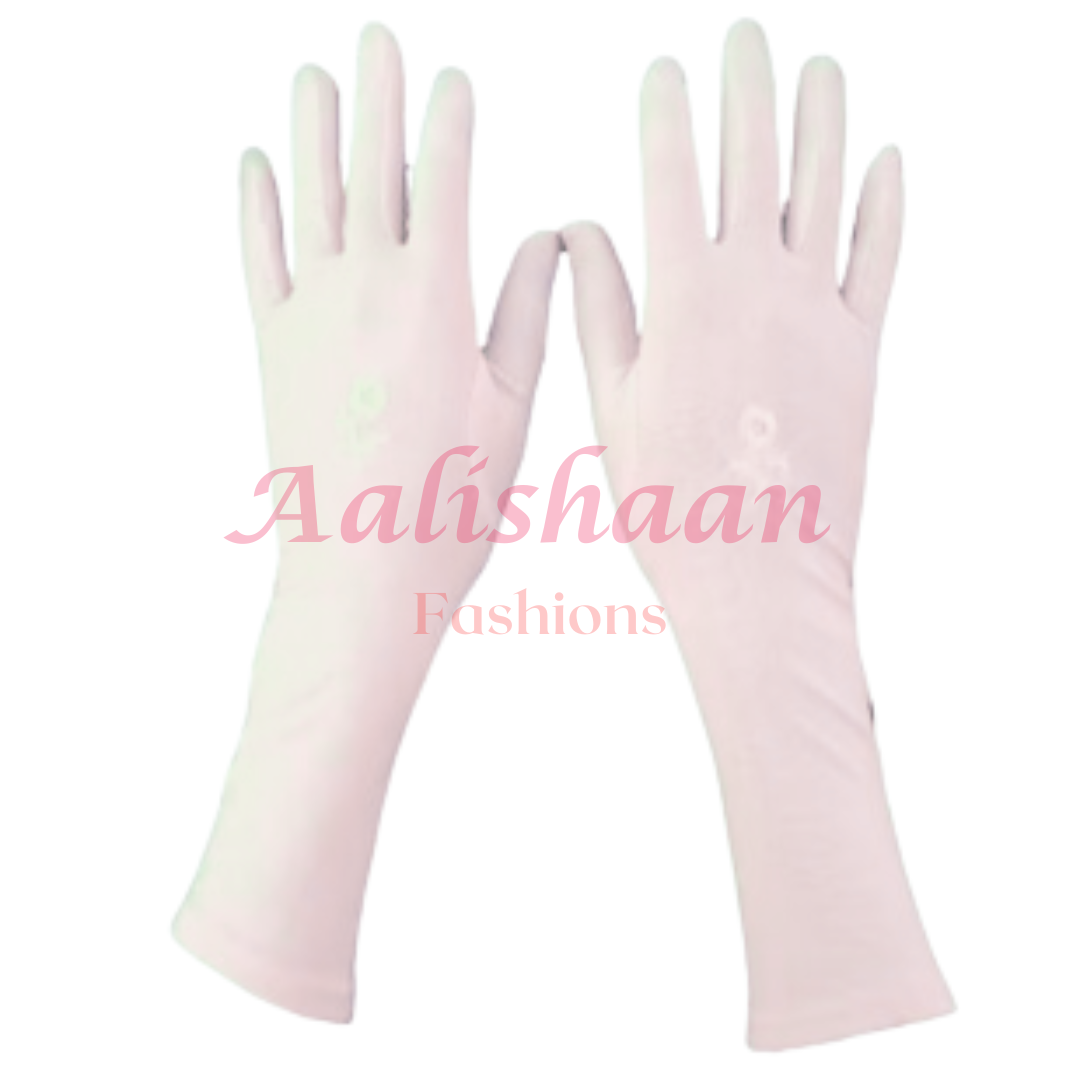 Set of 05 Gloves - White Colour