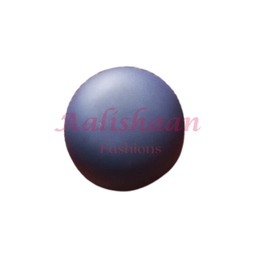 Matte Hijab Magnets (Circle) - Midnight Blue