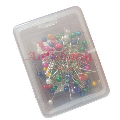 Multi Colour Bead Large Pins Box