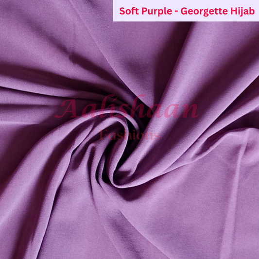 Soft Purple - Premium Georgette Hijab