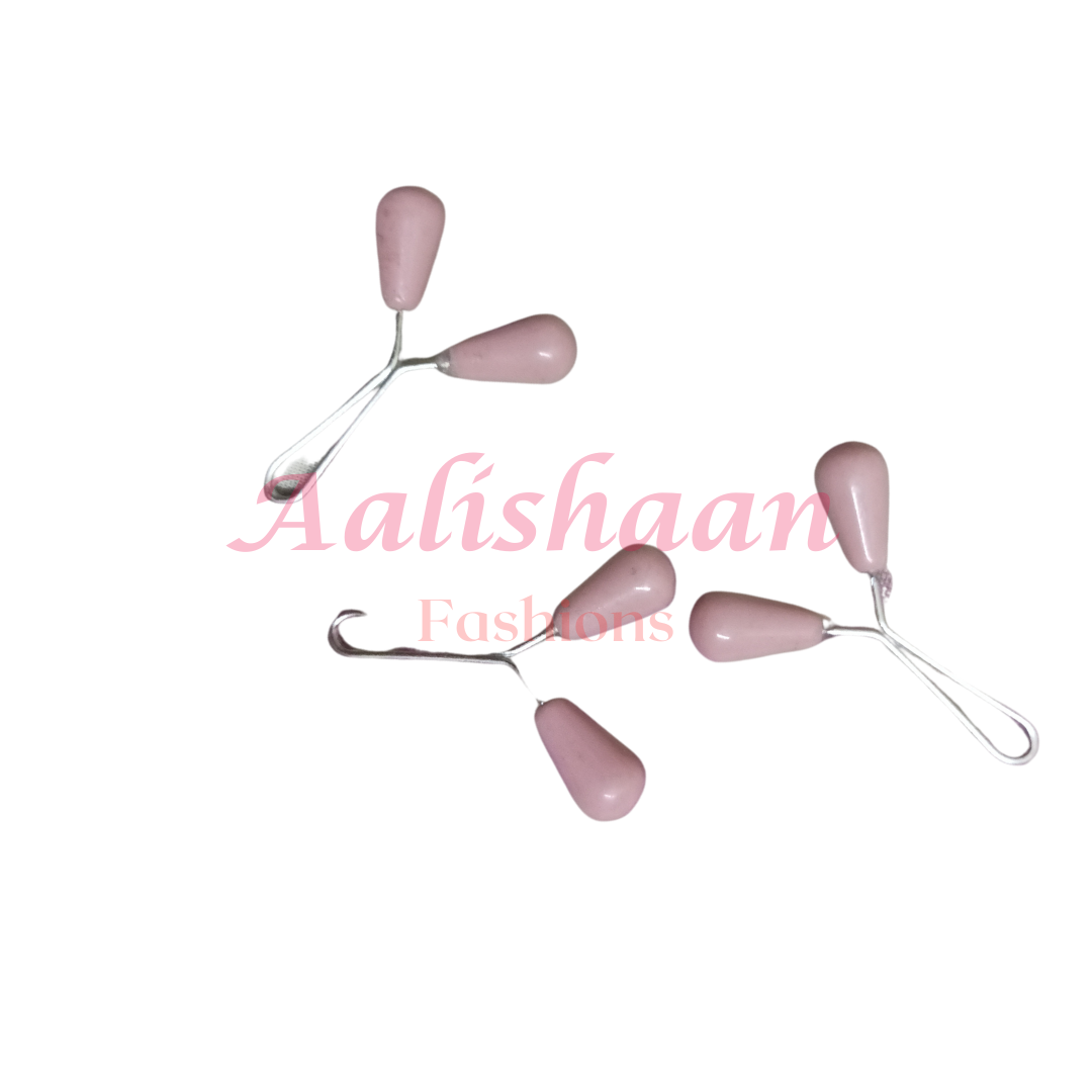 Tea Pink - Turkish Grip Pins - Aalishaan Fashions