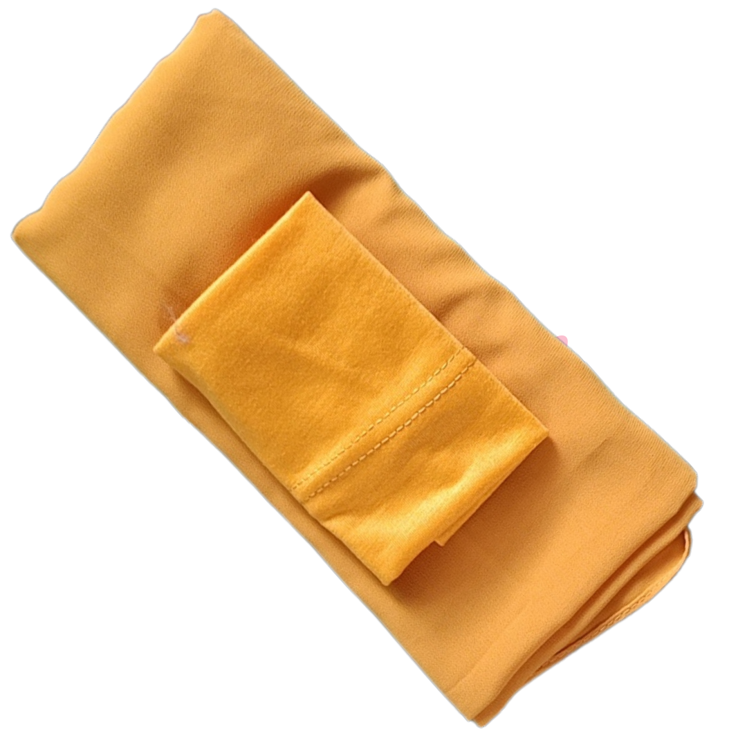 Yellow - Hijab Cap set