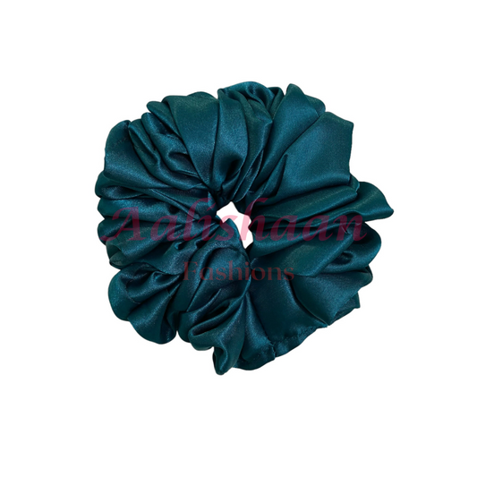 Teal Blue - Scrunchies - Aalishaan Fashions